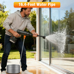 Lade das Bild in den Galerie-Viewer, 900PSI Cordless Pressure Washer, 3.0GPM Portable Power Washer with 6-in-1 Adjustable Nozzle, Power Cleaner with 16.4ft Hose for Cars/Patios, 2 Battery, Charger Included
