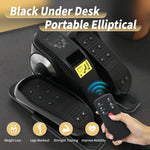 Load image into Gallery viewer, Amstech Under Desk Elliptical Machine, 12 Adjustable Speeds Mini ellipse Leg Exerciser with Remote Control, Forward &amp; Backward Motion, Manual &amp; Electric Dual Modes for Home Office
