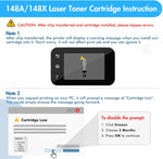 Load image into Gallery viewer, 148X Toner Cartridge 148A High Yield Compatible for HP W1480X 148X 148A Laserjet Pro 4001dn MFP 4101fdw 4101fdn 4001n 4001dn 4001dw (2-Pack)
