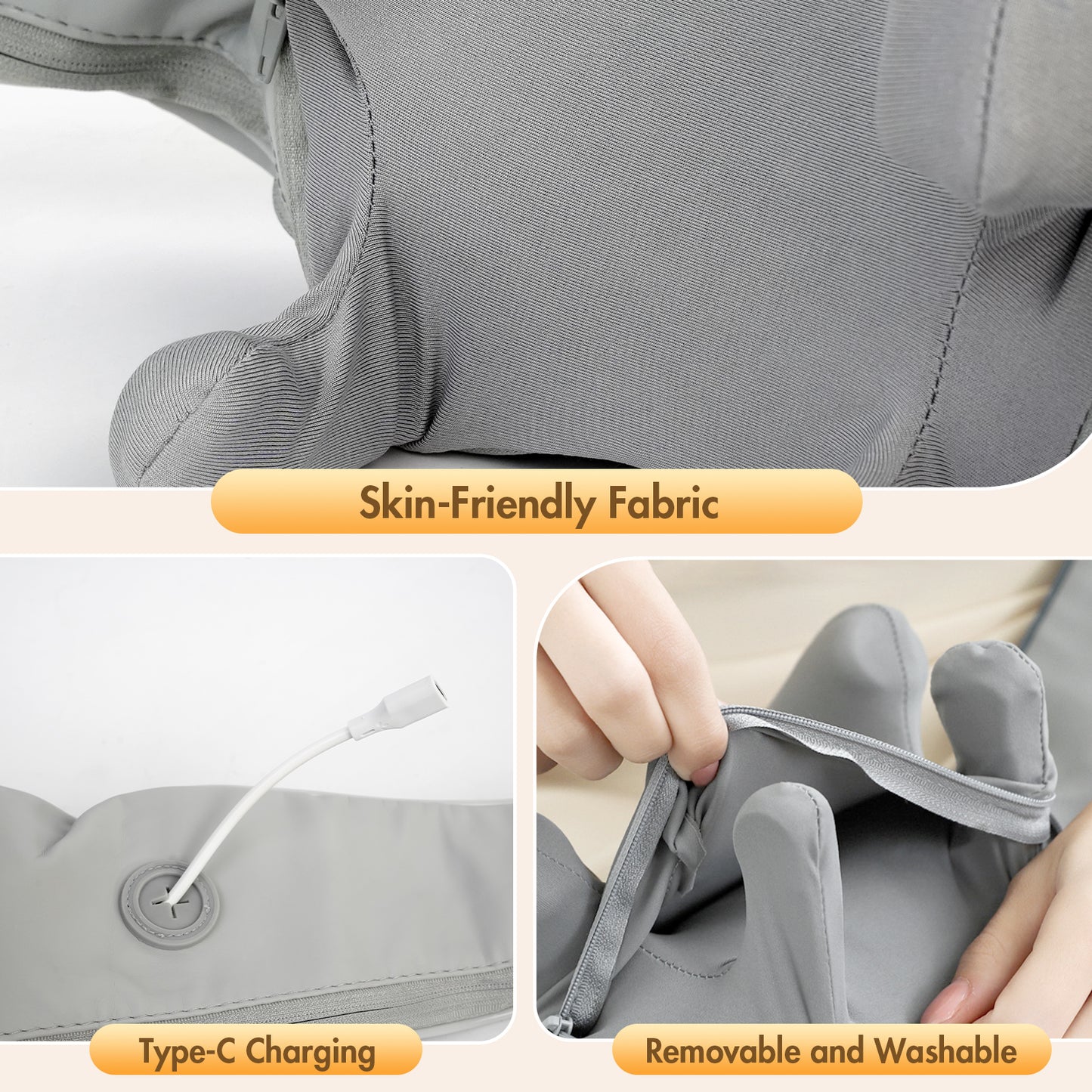 BAOKALER Neck Massager with Heat, 6D Shiatsu Cordless Deep Tissue Shoulder Massager for Ultimate Relaxation, Ideal Gift for Men and Women