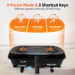 Charger l'image dans la galerie, RICAN Vibration Plate Exercise Machine, Full Body Workout Platform with Loop Bands &amp; Remote Control for Home Fitness, Weight Loss &amp; Muscle Toning, Vibrating Stand Shake Board, Black
