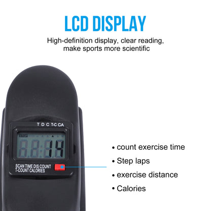 BAOKALER Desk Bike Pedal Exerciser, Mini Exercise Bike Stepper Indoor Exercise, Elder Bike Pedal Exerciser Under Desk Fitness Equipment with LCD Screen Display