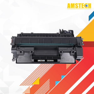 Amstech 1-Pack Compatible Toner for HP 05A CE505A for HP LaserJet P2030 P2035 P2035N P2050 P2055D P2055DN P2055X Printer Ink(Black)