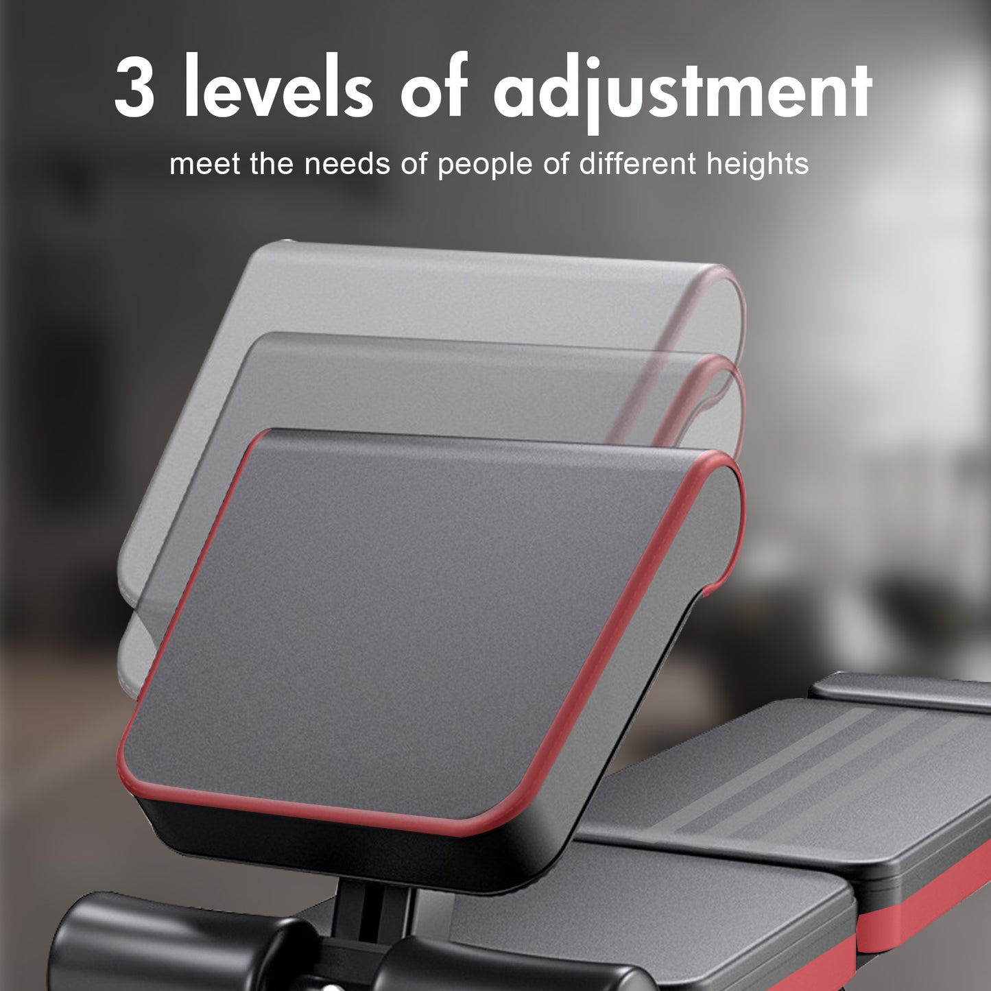 BAOKALER-7-Levels-Adjustable-Weight-Bench-with-Extended-Headrest-&-Leg-Extension,-Foldable-Dumbbell-Workout-Bench,-Supports-Up-to-770-lbs,-Incline-&-Decline-Positions-for-Full-Body-Strength-Training