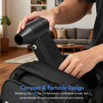 Lade das Bild in den Galerie-Viewer, Compressed Air Duster, 180000RPM 3-Gear Adjustable Electric Air Duster with LED Display, Rechargeable Cordless Air Blower with Fast Charging for Computer, Keyboard, House, Outdoor and Car
