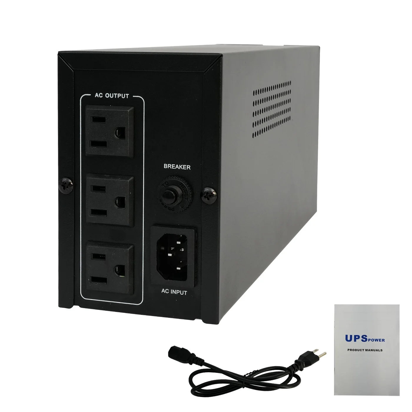 UPS 500VA/300W 120V Backup Power Supply, 3 Sockets, Backup Battery with Surge Protection, Only Suitable for Desktop computer