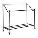 Load image into Gallery viewer, Amstech Laundry Hamper Sorter 4 Section, Laundry Sorter Cart with 4 Removable Bags and Rolling Wheels, Black
