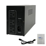 Load image into Gallery viewer, UPS 600VA/330W Backup Power, 3 Outlets, Battery Backup with Surge Protection, Only Suitable for Desktop computer
