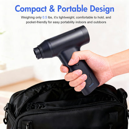 Compressed Air Duster, 300000RPM Car Vacuum Cleaner, Cordless Air Duster Cleaner Dust Blower for Computer, Keyboard, House, Outdoor and Car