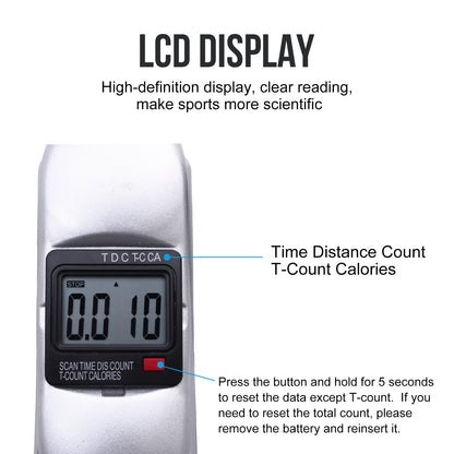 BAOKALER Mini Exercise Bike, Under Desk Bike Pedal Exerciser, Peddler Exerciser, Portable Foot Cycle Arm & Leg Peddler Machine with LCD Screen Displays