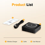 Lade das Bild in den Galerie-Viewer, 3 in 1 Foldable Wireless Charger, 15W Fast Charging Charger Compatible with iPhone 17 16 15 14 13 12, Portable Watch Charger for iWatch Series,for AirPods Pro 4 3 2 1 (Black)
