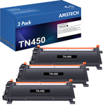 Carica l&#39;immagine nel visualizzatore di Gallery, Amstech 3-pack Compatible Toner Replacement for Brother TN450 TN420 TN-450 TN-420 Compatible with HL-2270DW HL-2280DW HL-2230 HL-2240 MFC-7360N MFC-7860DW DCP-7065DN Intellifax 2840(Black)
