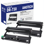 Load image into Gallery viewer, Amstech 2-Pack Compatible Drum Unit for Brother DR-730 DR730 DR 730 MFC-L2710DW MFC-L2750DW HL-L2350DW HL-L2370DW HL-L2390DW MFC-L2730DW Black
