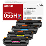 Carica l&#39;immagine nel visualizzatore di Gallery, 055H 055 Toner Cartridge Compatible for Canon 055H 055 imageCLASS MF741CDW MF743Cdw imageCLASS LBP664CX LBP663CDW Laser Printer (Black, Cyan, Magenta, Yellow, 4-Pack)
