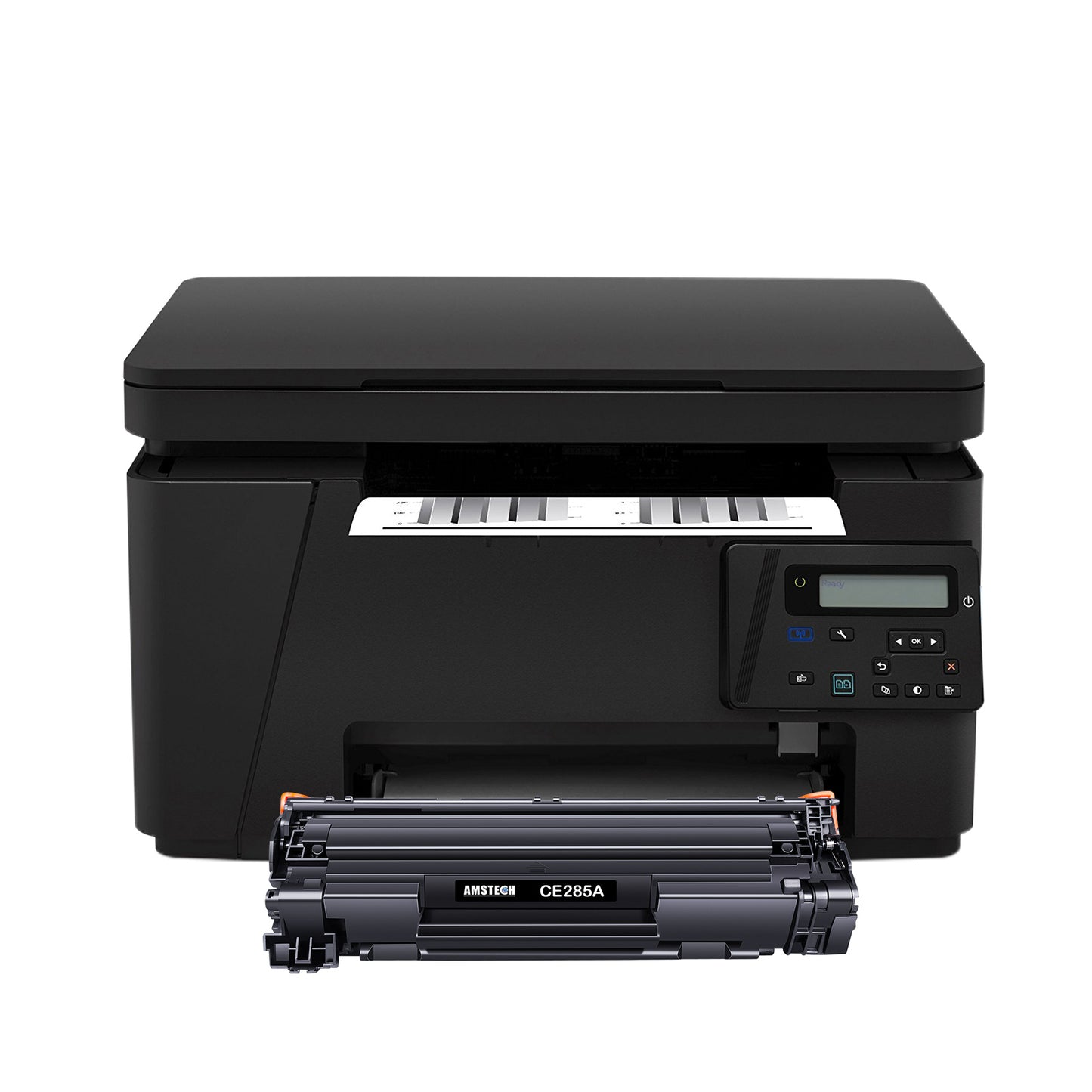 85A Black Compatible Toner Cartridge for HP 85A CE285A CE285D 285A Laserjet Pro P1102w M1212nf MFP P1102 P1102whp M1217nfw M1132 1102w CE285D M1212 M1217 Printer Ink (Black, 2-Pack, CE285AT1)