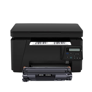 85A Black Compatible Toner Cartridge for HP 85A CE285A CE285D 285A Laserjet Pro P1102w M1212nf MFP P1102 P1102whp M1217nfw M1132 1102w CE285D M1212 M1217 Printer Ink (Black, 2-Pack, CE285AT1)