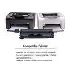Lade das Bild in den Galerie-Viewer, 85A Black Compatible Toner Cartridge for HP 85A CE285A CE285D 285A Laserjet Pro P1102w M1212nf MFP P1102 P1102whp M1217nfw M1132 1102w CE285D M1212 M1217 Printer Ink (Black, 2-Pack, CE285AT1)
