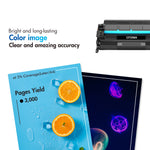 Cargar imagen en el visor de la galería, 2-pack 58A CF258A Black Toner cartridge with Chip,Compatible with HP 58A CF258A m404 Toner cartridge,for HP Laserjet Pro M404n M404dn MFP M428fdw M428fdn M404dw M428dw Printer
