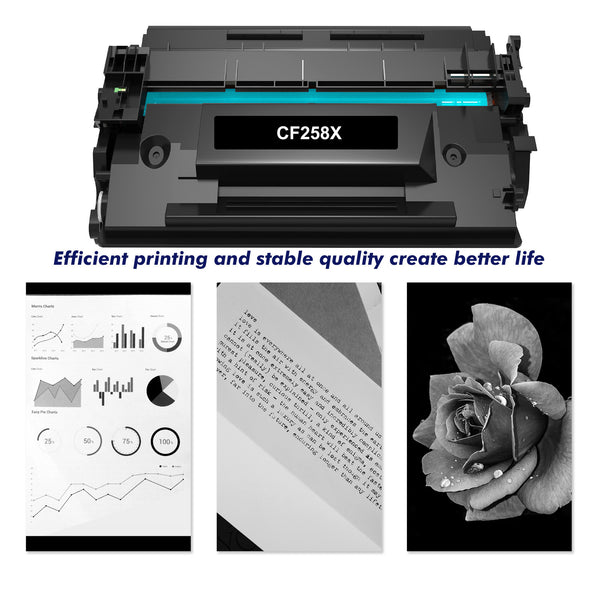 58X Black Toner(Used OEM Chip),for HP M404 M404n/dn/dw MFP M428/M428dw/fd,W258X 58X Black Toner(Used OEM Chip),for HP M404 M404n/dn/dw MFP M428/M428dw/fd,W258X