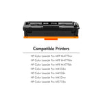 Charger l&#39;image dans la galerie, 410A Toner Cartridge Compatible for HP 410A 410X CF410A CF410X Color Laserjet Pro MFP M477fnw M477fdw M477fdn M452dn M452nw M477 M452 M377 Printer Ink (Black Cyan Yellow Magenta, 4-Pack)
