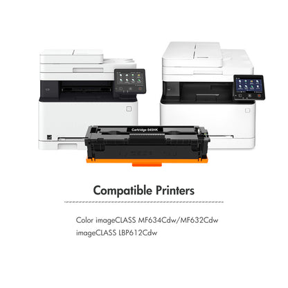 CRG 045 045H Toner Cartridge | Compatible Cartridge 045 045H for Canon CRG-045 045H MF634Cdw Toner for Canon Color ImageCLASS MF634Cdw MF632Cdw LBP612Cdw MF632 LBP612 Printer Ink (B/C/Y/M, 4-Pack)