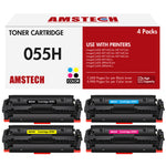 Load image into Gallery viewer, 055H 055 Toner Cartridge Replacement Compatible for Canon Cartridge 055 055H Color ImageCLASS MF743Cdw MF741Cdw MF745Cdw MF746Cdw LBP664Cdw Laser Printer(Black Cyan Magenta Yellow 4PACK)
