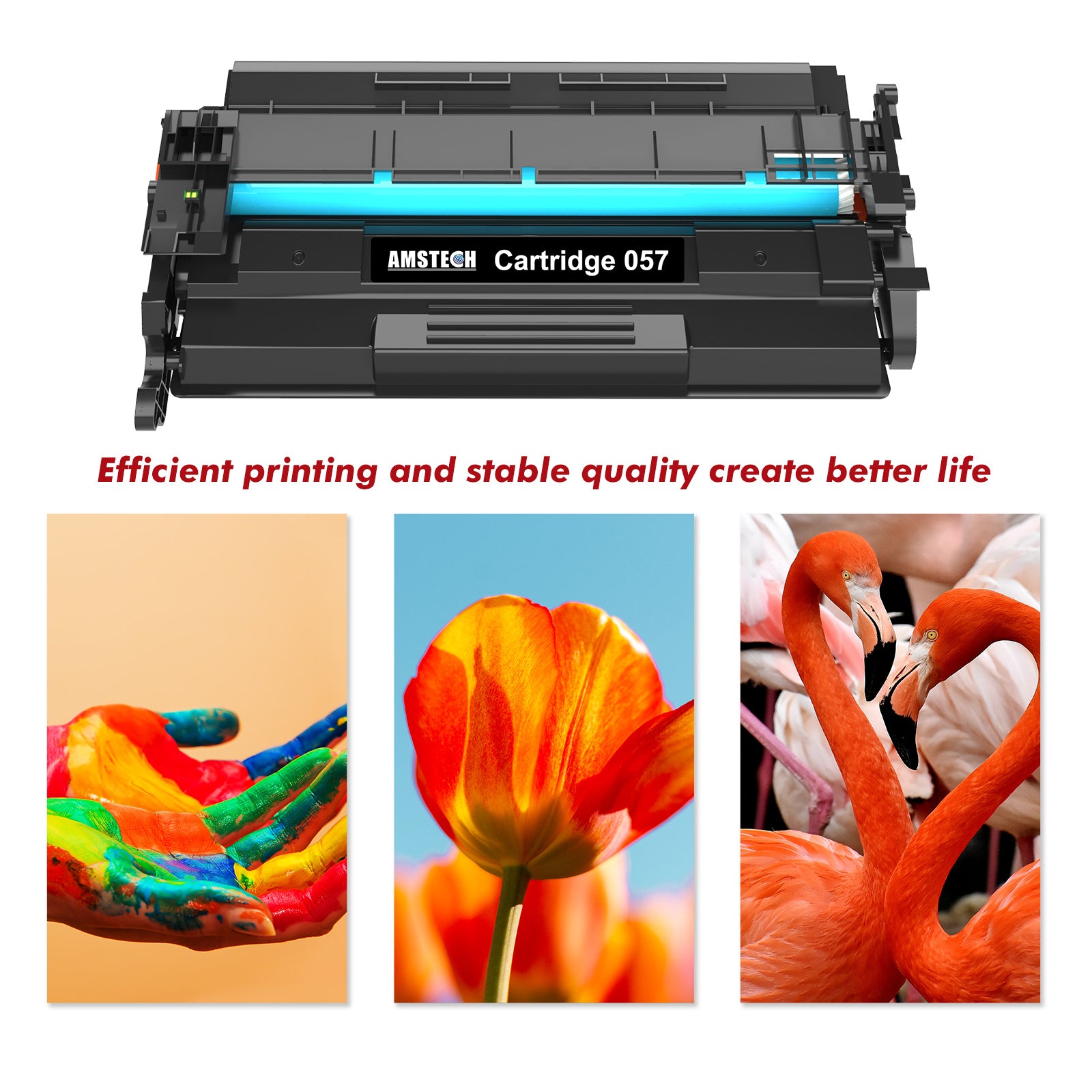 AAZTECH 1-Pack Compatible 057H Toner Cartridge With Chip for Canon 057H 057  CRG-057H Imageclass mf455dw mf445dw lbp236dw Printer Ink (Black) 