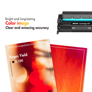 057 CRG-057 057H Black Toner Cartridge Compatible for Canon 057 057H for ImageCLASS MF445dw MF448dw MF449dw LBP226dw LBP227dw LBP228dw MF445 Printer 2-PACK