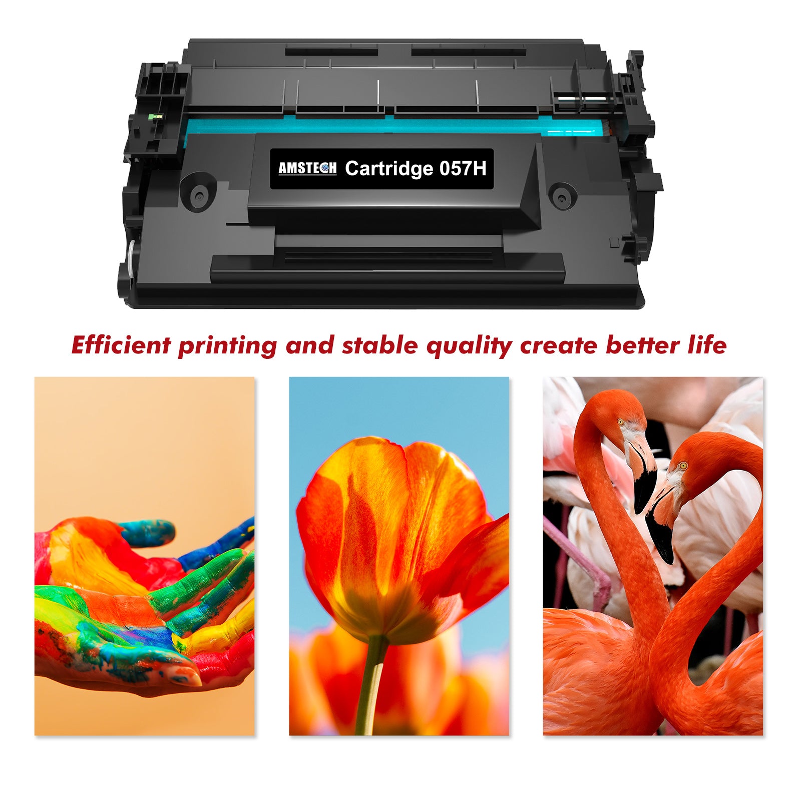 057H CRG-057H Black Toner Cartridge Compatible for Canon 057H 057 for ImageCLASS MF445dw MF448dw MF449dw LBP226dw LBP227dw LBP228dw MF445 Printer 1-PACK