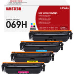 Carica l&#39;immagine nel visualizzatore di Gallery, 069H 069 High Yield (with Chip) Toner Cartridges 4 Pack Replacement for Canon 069H Toner Cartridge Compatible with Canon imageCLASS MF753Cdw MF752Cdw MF751Cdw LBP673Cdw(Black Cyan Yellow Magenta)
