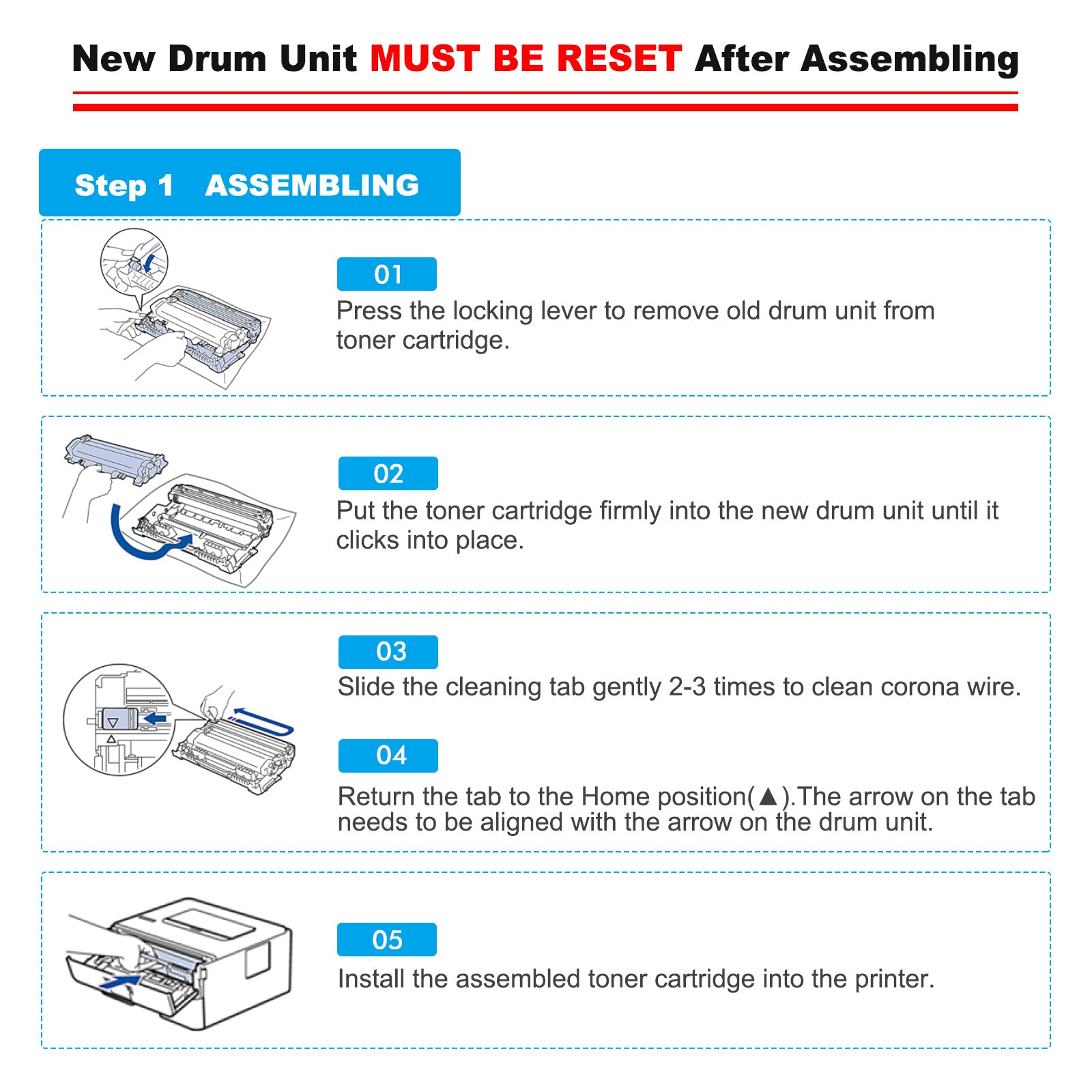 DR730 DR-730 Drum Unit Replacement Compatible for Brother MFC-L2710DW MFC-L2750DW HL-L2350DW HL-L2370DWXL HL-L2390DW HL-L2395DW DCP-L2550DW MFC-L2750DWXL Printer Yields Up to 12,000 Pages 1PACK