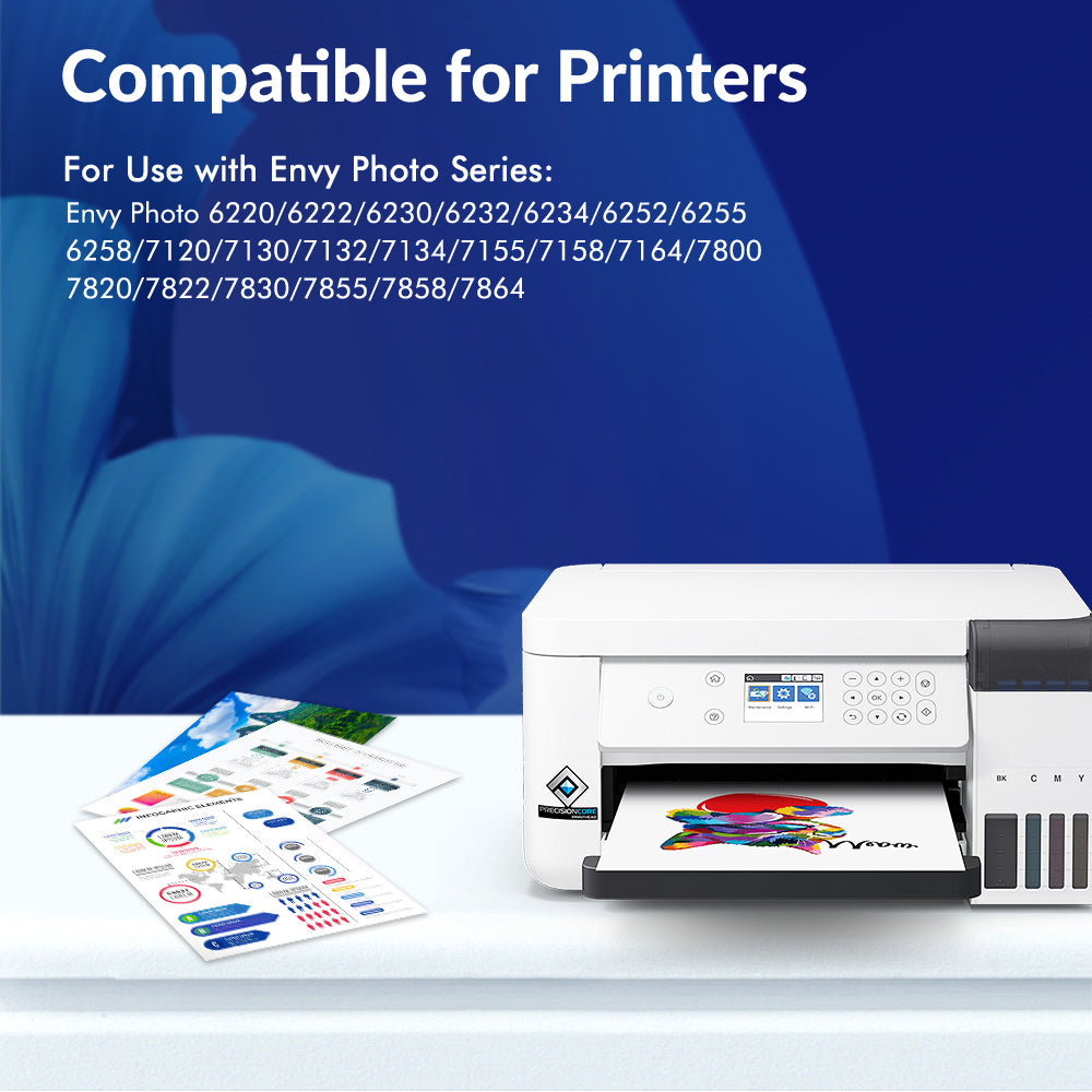 IAMSTECH 64XL Ink Replacement HP 64XL Ink Cartridge for HP Envy Photo 7855 7155 6255 6230 6252 6258 7120 6220 7130 7132 7158 7164 7820 7830 7858 7864 7800 Printer (1*Black 1*Tri-Color)