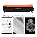 Load image into Gallery viewer, 17A Toner Cartridge Replacement 2-Pack Compatible for HP 17A CF217A LaserJet Pro M102w M102a MFP M130nw M130fw M130fn M130a Series Printer (Black)

