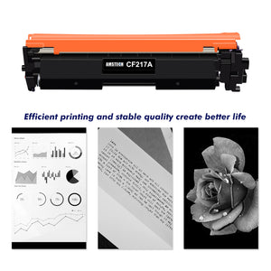 17A Toner Cartridge Replacement 2-Pack Compatible for HP 17A CF217A LaserJet Pro M102w M102a MFP M130nw M130fw M130fn M130a Series Printer (Black)
