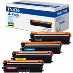 Load image into Gallery viewer, TN436 TN436BK 4-Pack Toner Cartridges Compatible for Brother TN-436C TN-436M TN-436Y MFC-L8900CDW HL-L8360CDW L8360CDWT L9310CDW MFC-L9570CDW(Black Cyan Magenta Yellow)
