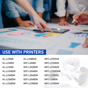TN630 TN-630 Toner Cartridge Compatible for Brother TN-630 TN630 TN660 TN-660 MFC-L2700DW MFC-L2740DW HL-L2380DW HL-L2340DW DCP-L2540DW DCP-L2500D (Black,2-Pack)