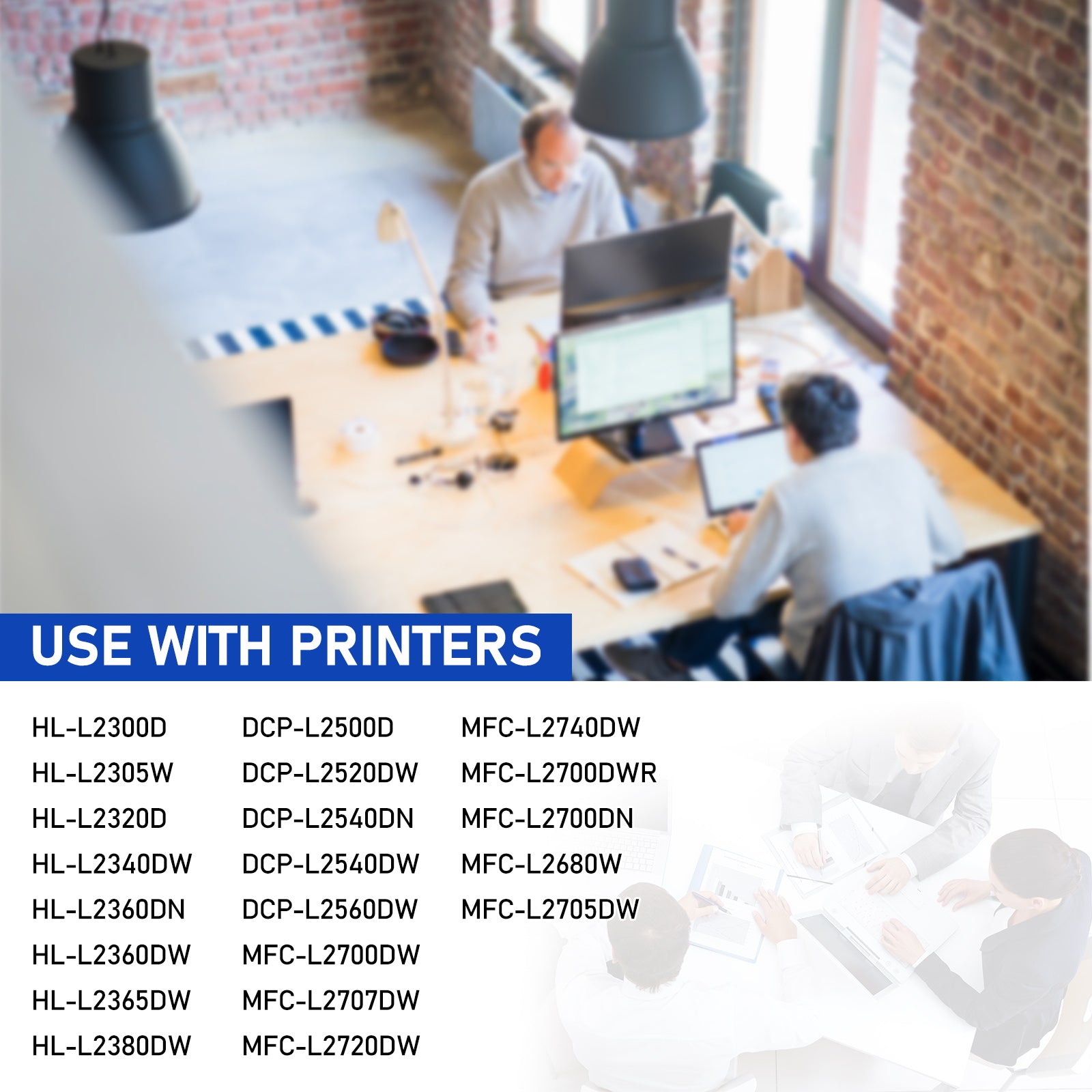 TN660 Toner Cartridge Compatible for Brother TN660 TN-660 TN 660 TN630 for HL-L2380DW MFC-L2700DW HL-L2300D HL-L2320D HL-L2340DW DCP-L2540DW MFC-L2685DW Printer Ink (TN6602PK Black)