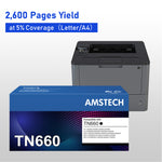 Charger l&#39;image dans la galerie, TN660 Toner Cartridge Compatible for Brother TN660 TN-660 TN 660 TN630 HL-L2380DW MFC-L2700DW HL-L2300D HL-L2320D HL-L2340DW DCP-L2540DW Printer Ink (High Yield 4 Black)
