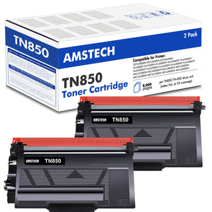 TN-850 TN850 High Yield Toner Cartridge Replacement Compatible for Brother TN-850 TN 850 for Brother HL-L6200DW HL-L6200DWT MFC-L5850DW L5900DW L5200DW L5700DW Printer Black 2 Pack