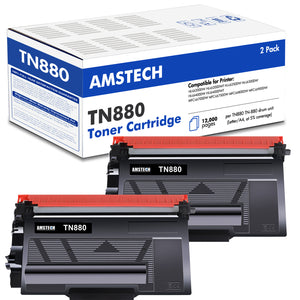 TN-880 TN880 Toner Cartridge Replacement Compatible for Brother TN880 TN 880 for MFC-L6900DW HL-L6200DW HL-L6200DWT MFC-L5900DW MFC-L6800DW HL-L6250DW 2 Pack Black