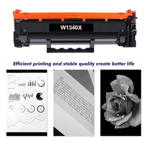 134X 134A Black Toner Cartridges with Chip Compatible for HP 134X W1340X 134A W1340A for HP LaserJet M209dw MFP M234dw MFP M234sdn MFP M234sdw Printer Ink High Yield 2-Pack