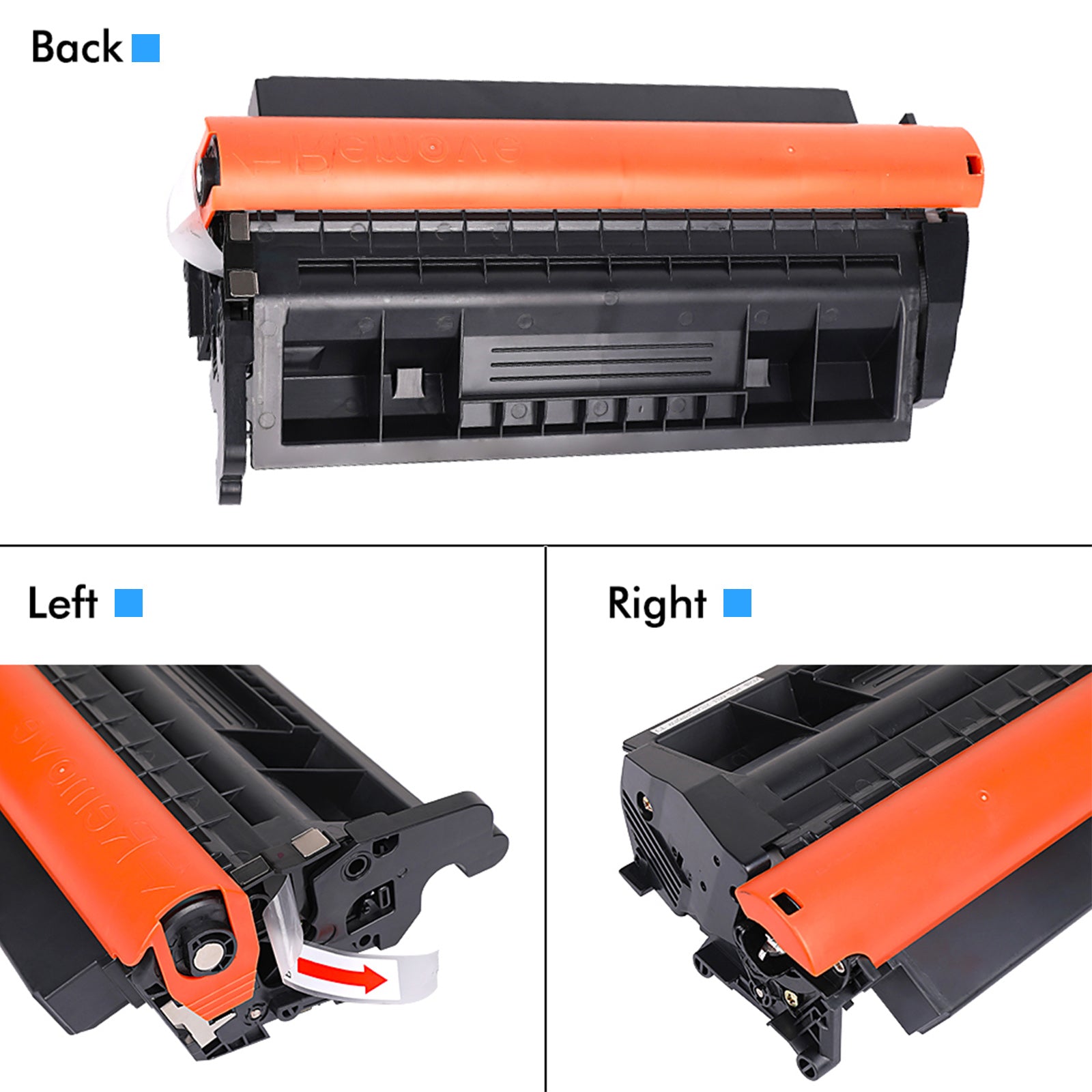 148A 148X Toner Cartridge Black with Chip Compatible for HP 148A W1480A 148X W1480X Laserjet Pro 4001dn MFP 4101fdw 4101fdn 4001n 4001dn 4001dw 1 Pack