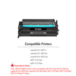 Charger l&#39;image dans la galerie, 148A 148X Toner Cartridge Black with Chip Compatible for HP 148A W1480A 148X W1480X Laserjet Pro 4001dn MFP 4101fdw 4101fdn 4001n 4001dn 4001dw 1 Pack
