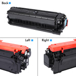 Load image into Gallery viewer, 212A 212X Toner Cartridge 4-Pack Compatible for HP 212A W2120A 212X W2120X Color Laserjet Enterprise M554dn M555dn MFP M578f M578dn M554 M555 M578 Printer | W2120A W2121A W2122A W2123A
