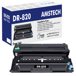 Charger l&#39;image dans la galerie, Amstech 1-Pack Compatible Drum Unit for Brother DR-820 DR820 DR 820 HL-L5000D L5200DW L6400DW MFC-L5700DW L5850DW L6700DW L6800DW DCP-L5500DN Printer(Black)
