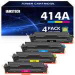 Load image into Gallery viewer, 414A Toner Cartridge 4-Pack with Chip Compatible for HP 414A 414X Color LaserJet Pro MFP M479 M479fdw M479fdn M454 M454dn M454dw Enterprise MFP M480f (Black, Cyan, Magenta, Yellow)
