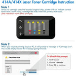 Load image into Gallery viewer, 414A Toner Cartridge 4-Pack with Chip Compatible for HP 414A 414X Color LaserJet Pro MFP M479 M479fdw M479fdn M454 M454dn M454dw Enterprise MFP M480f (Black, Cyan, Magenta, Yellow)
