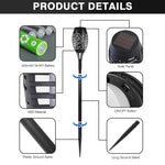 Load image into Gallery viewer, CATGOOD Waterproof LED Flickering Flame Solar Lights, Blue (12 Pack)
