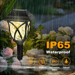 Lade das Bild in den Galerie-Viewer, TopZoo Solar Lights Outdoor Pathway, 6 Pack Solar Garden Stake Lights for Yard Patio Walkway Planter Pool, LED Waterproof, Warm White
