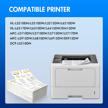 TN920XL TN920 Toner Cartridge Black HL-L6210DW with Chip Compatible for Brother TN-920XL TN-920 for HL-L6210DW HL-L6210DWT HL-L5210DN HL-L5210DW HL-L5210DWT Printer High Yield 1 Pack